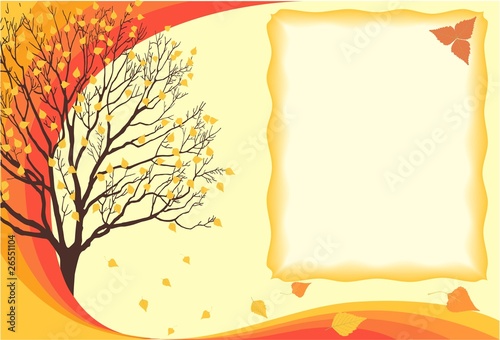 season autumn border