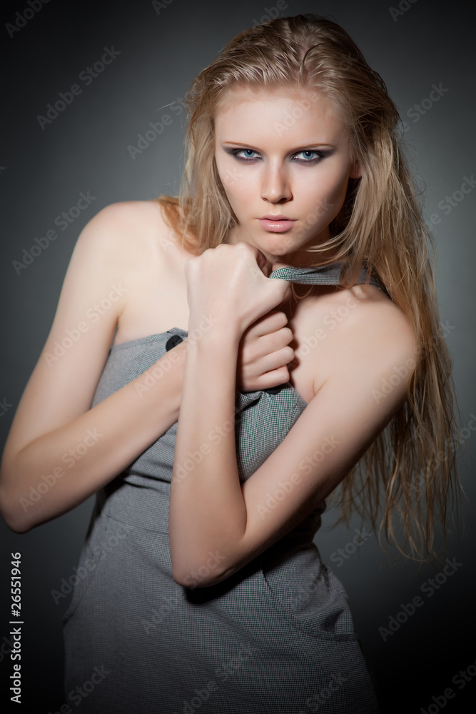 Naklejka premium Glamour close up shot
