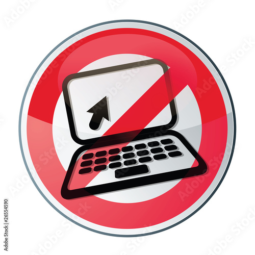 ordinateur portable interdit