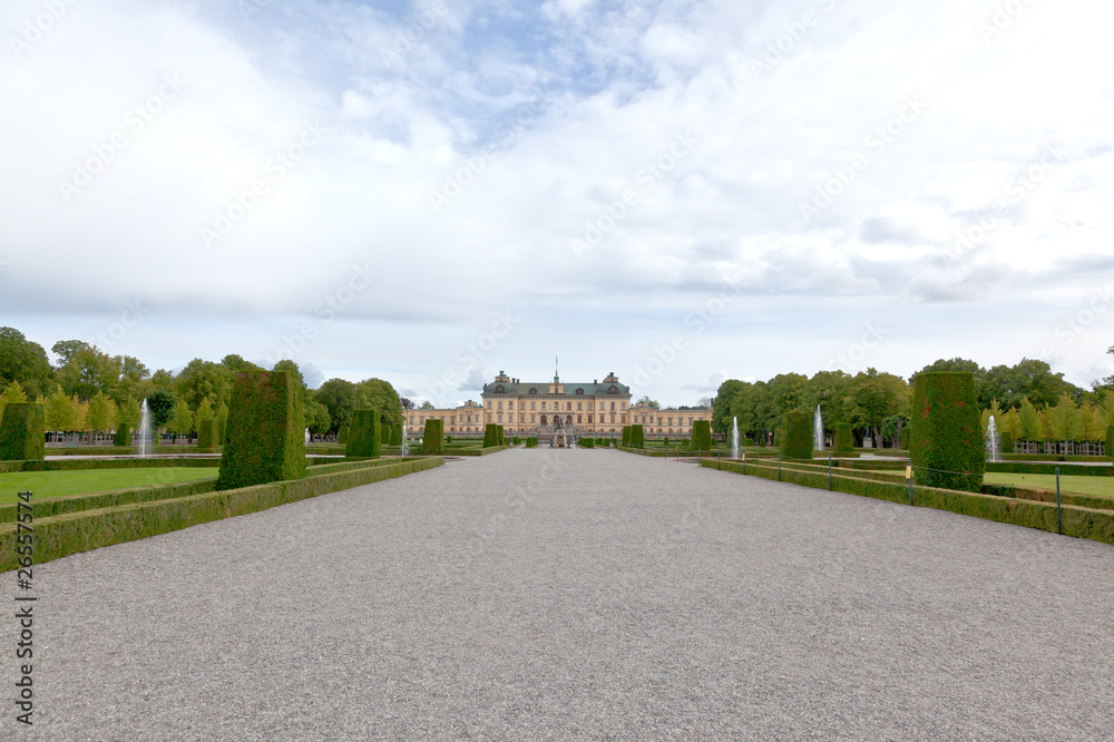 Drottningholms Palace in the Stockholm city