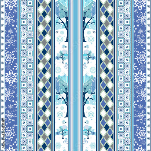 Repeating striped christmas wallpaper