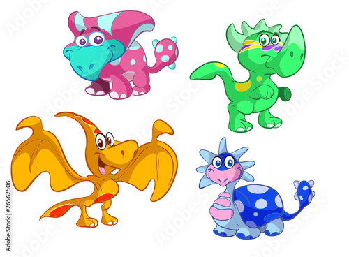 collection of cute baby dino s