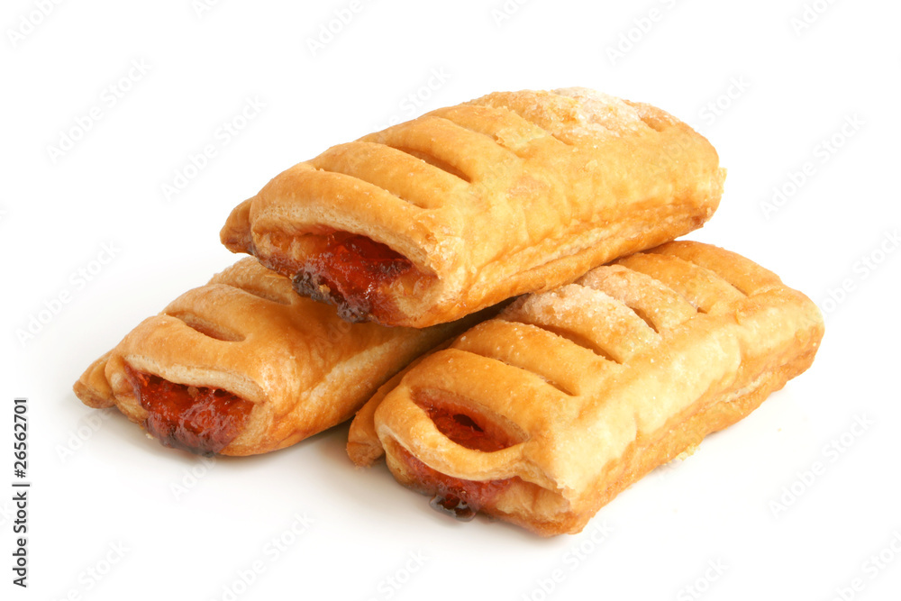 Puff pastry with jam
