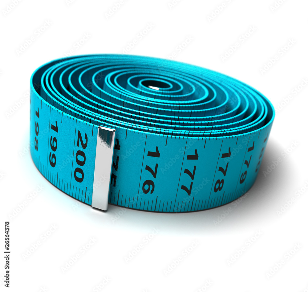 plastic tape measure - weight loss - diet