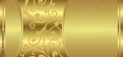 Golden Luxury - Vector Card