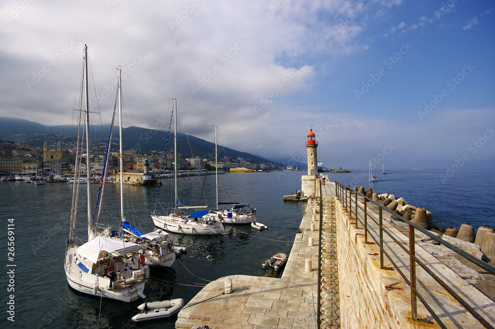 Fototapeta premium Port de Bastia