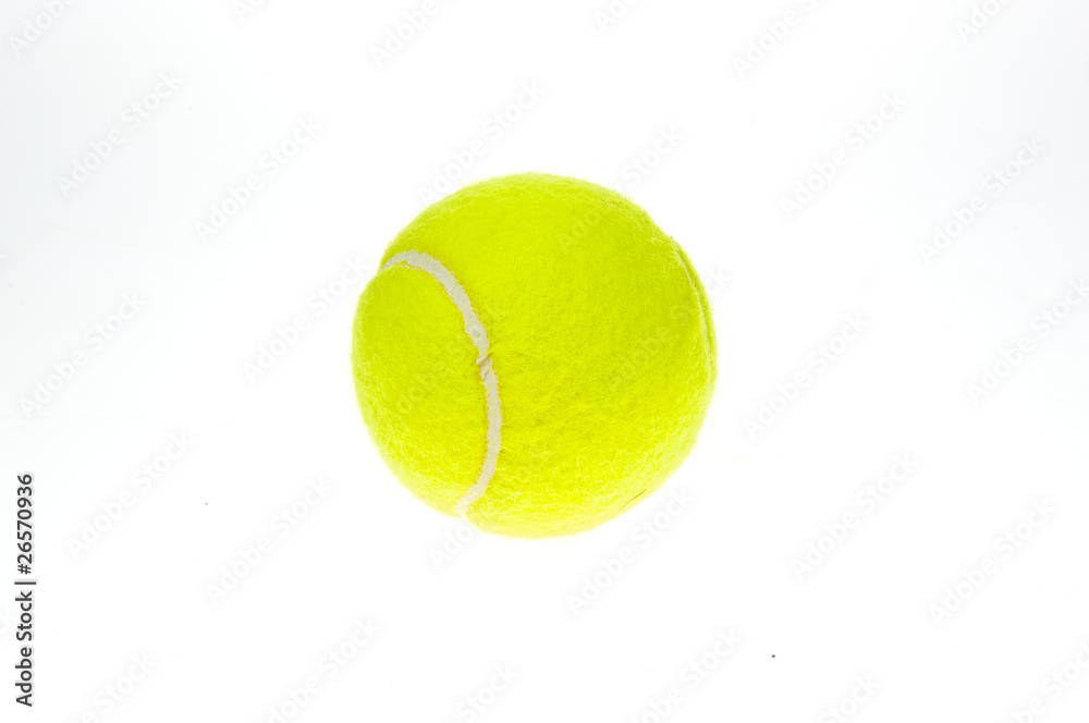 tennis balls on a white background