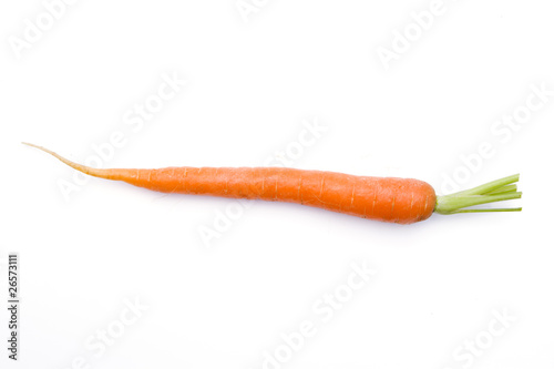 Karotte auf weißem Hintergrund photo