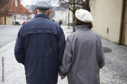 balade couple senior