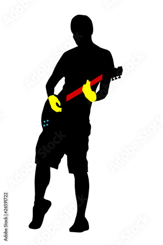 Rock Guitar Player