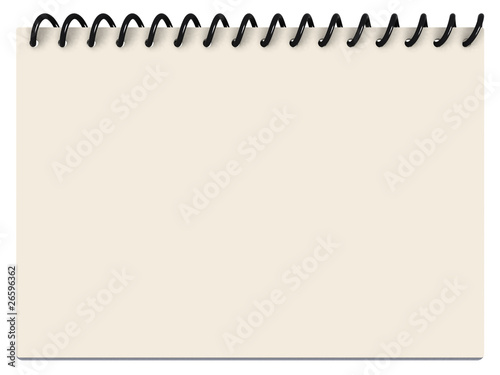 Notizblock quer - Notepad