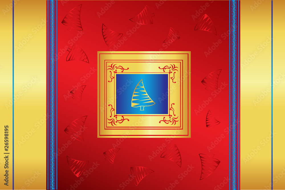 Abstract Christmas background with some tree Abstract Christmas background with some tree