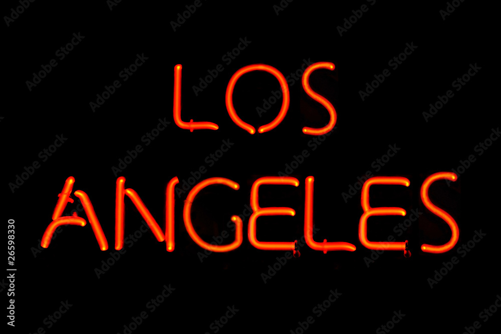 Fototapeta premium Los Angeles neon sign