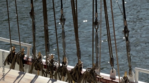 Ropes and turnbuckle