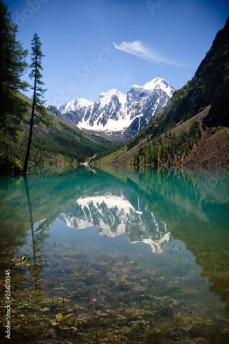 Mountain lake © Mefodey