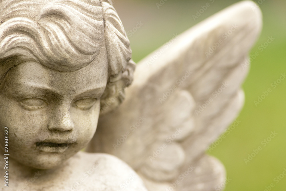 angelo custode - angel statue Stock Photo