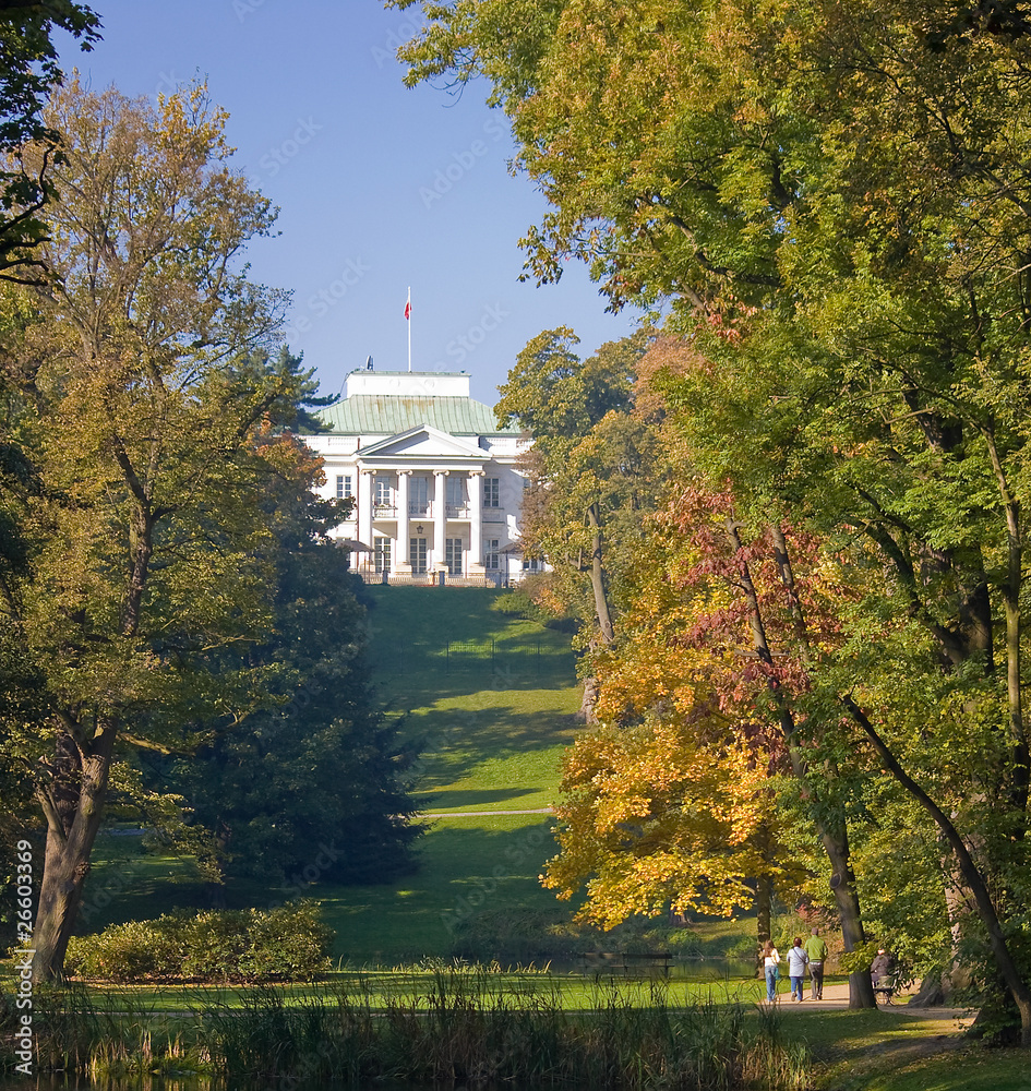 Fototapeta premium Belweder w Warszawie