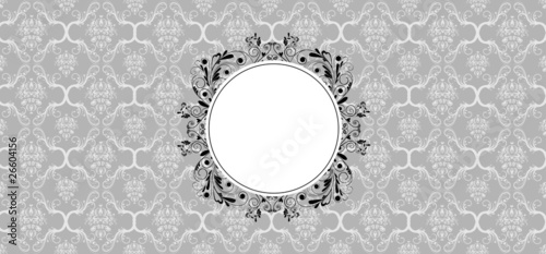 Hochzeitskarte mit Platz für ein Foto von dem Brautpaar