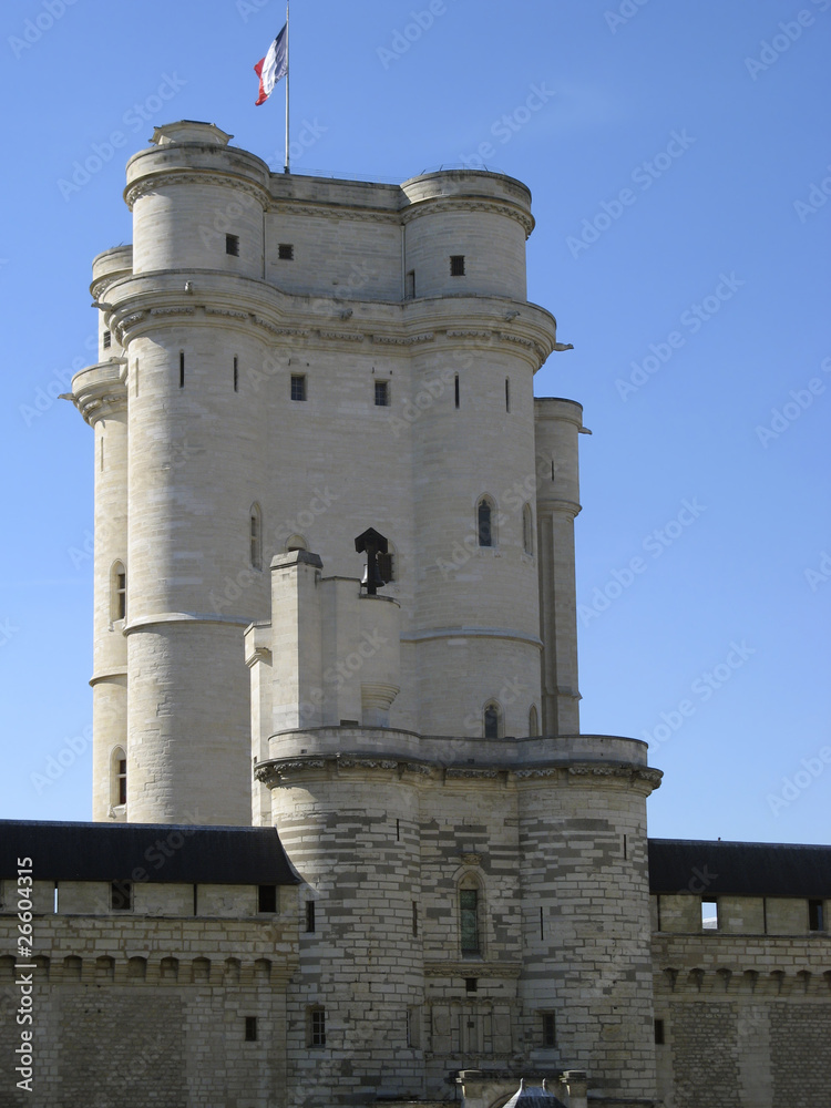 Donjon du Château de Vincennes Paris France