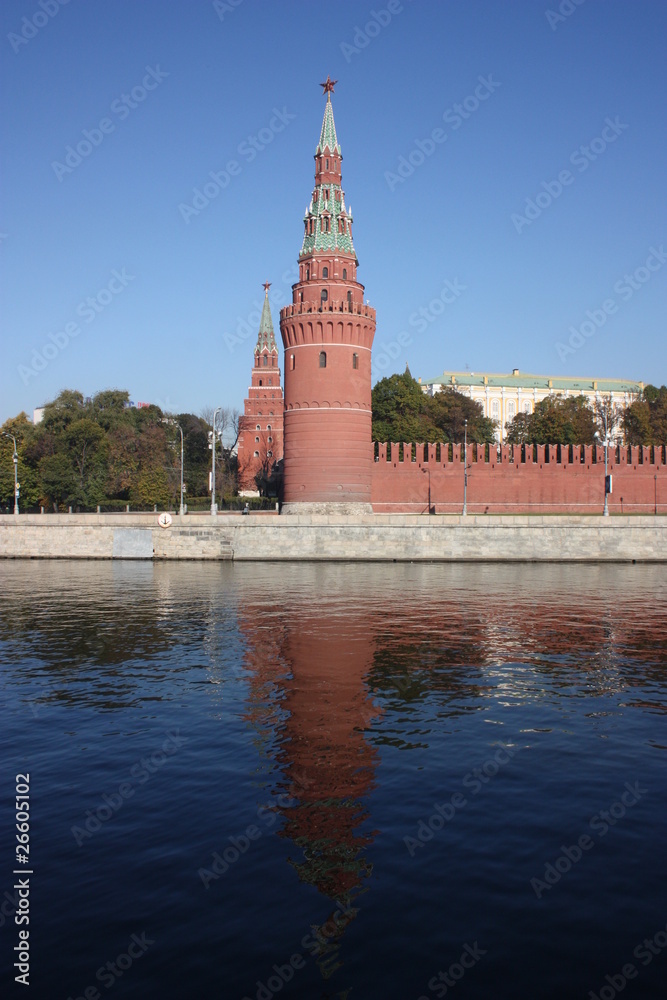 Fototapeta premium Moscow. Kremlin. Towers.