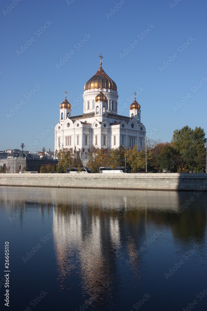 Cathedral of Christ the Savior in Moscow.