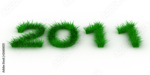 2010 year from grass. Isola...