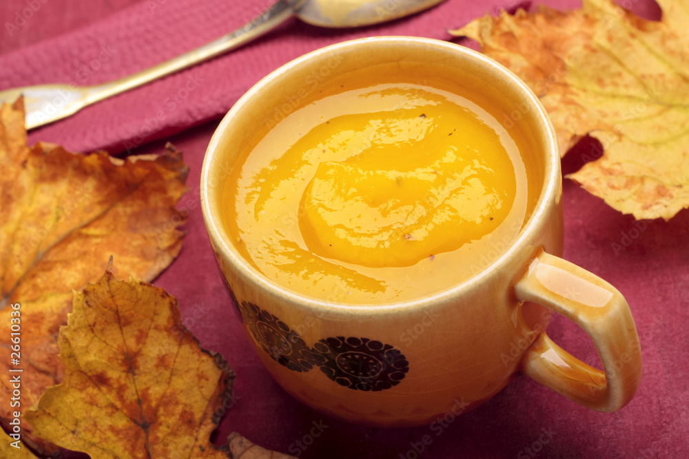 Cream of pumpkin soup Cream of pumpkin soup