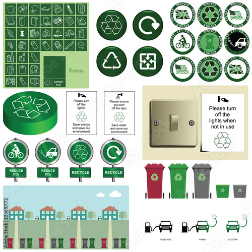 conservation recycling and C02 emissions collection