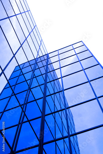 Office building windows