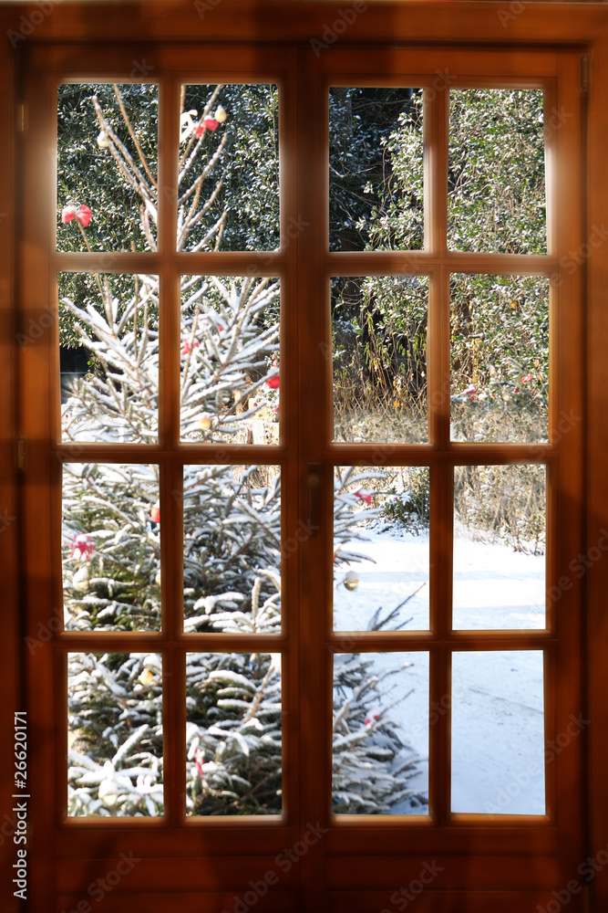 Fototapeta premium Weihnachten im Schnee