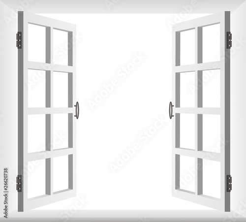 Finestra Aperta-Open Window-Vector