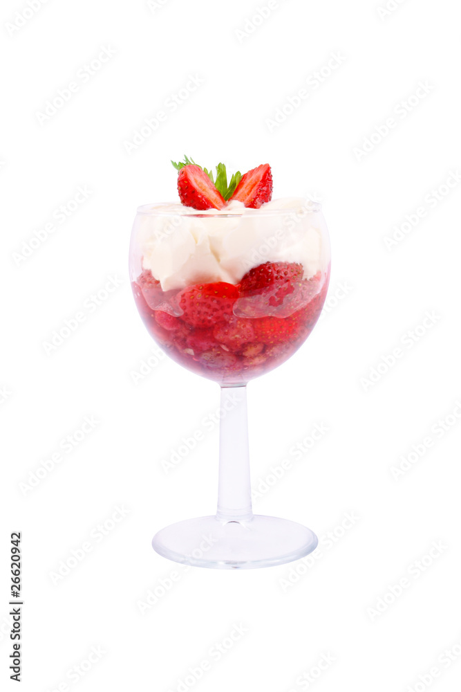 Sweet strawberry dessert Sweet strawberry dessert
