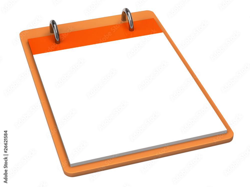A blank calendar A blank calendar