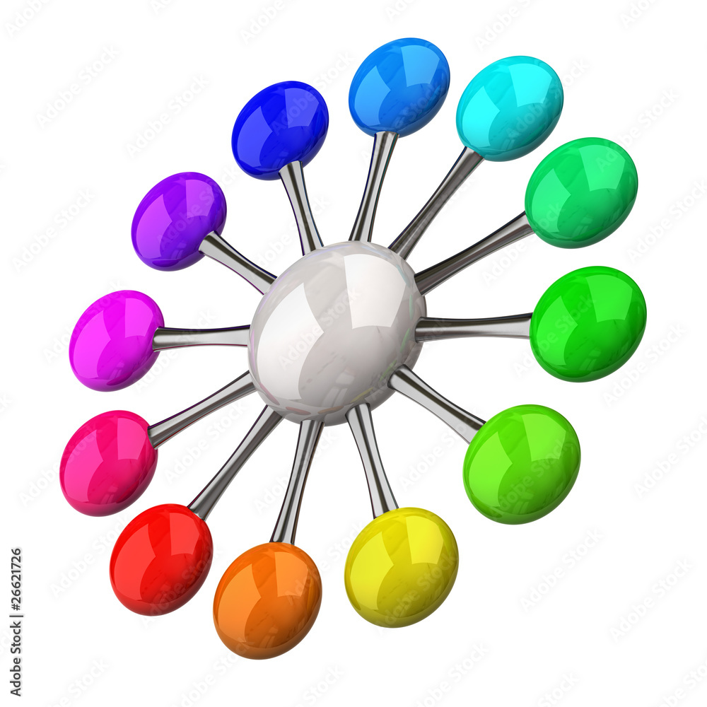 Fototapeta premium Color wheel