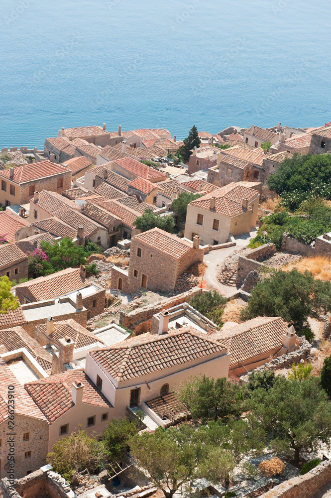 Obraz premium Downtown Monemvasia