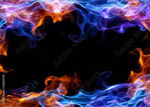 Fiery background