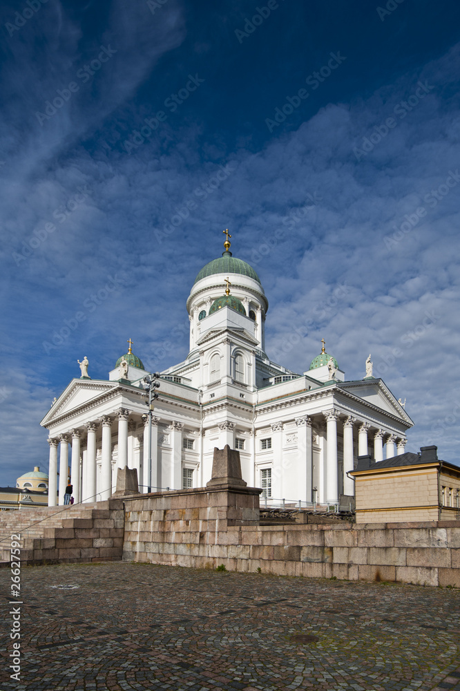 Main cathedral of Helsinki, Finland.