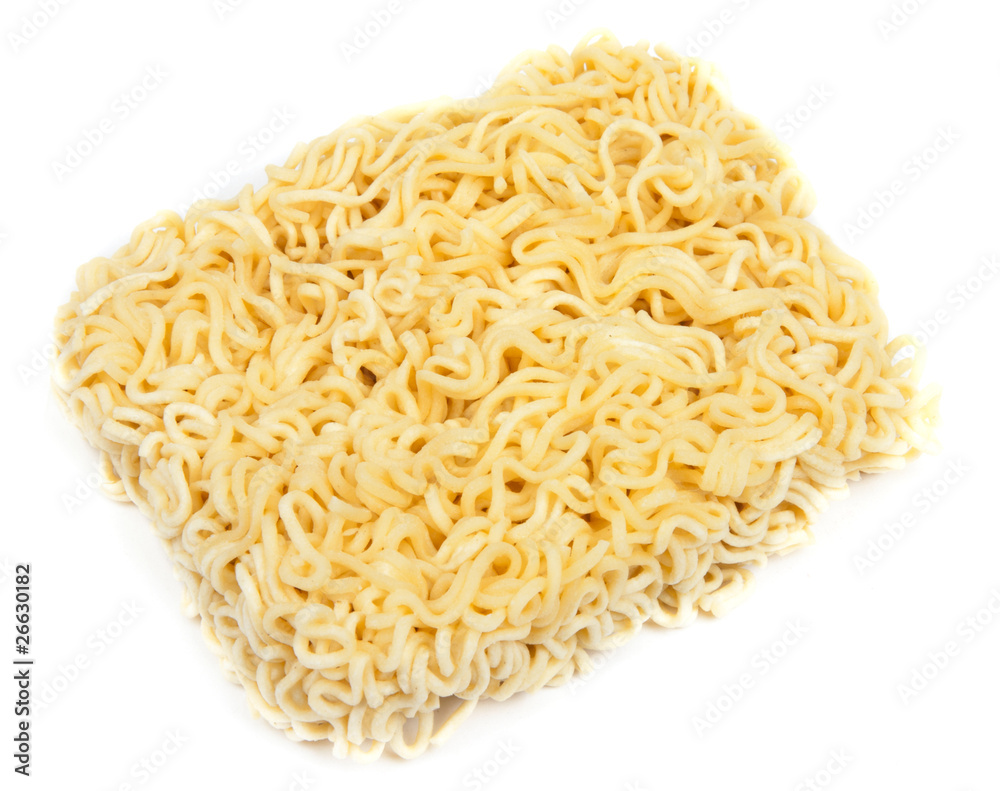 Dry noodles of the quick preparation Dry noodles of the quick preparation