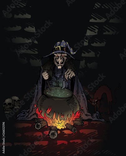 The witch's spell