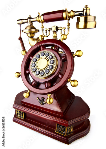 old-fashioned phone