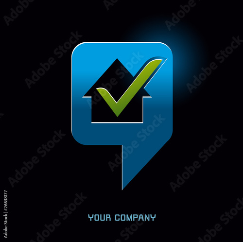 logo entreprise, maison