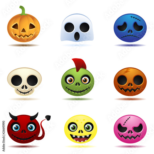 Halloween monster icons Vol. 2