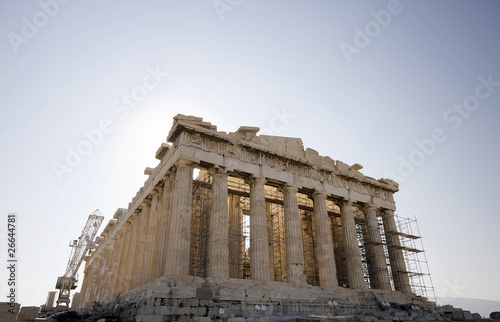 Parthenon Under Restoration