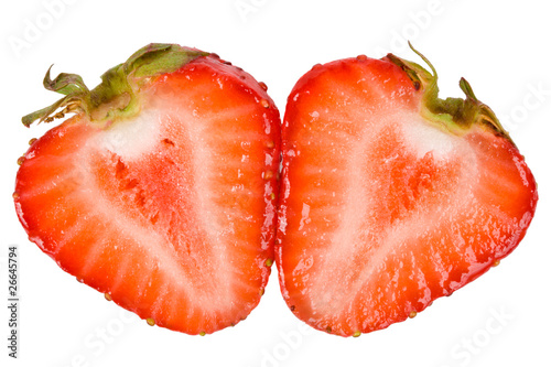 cut strawberry