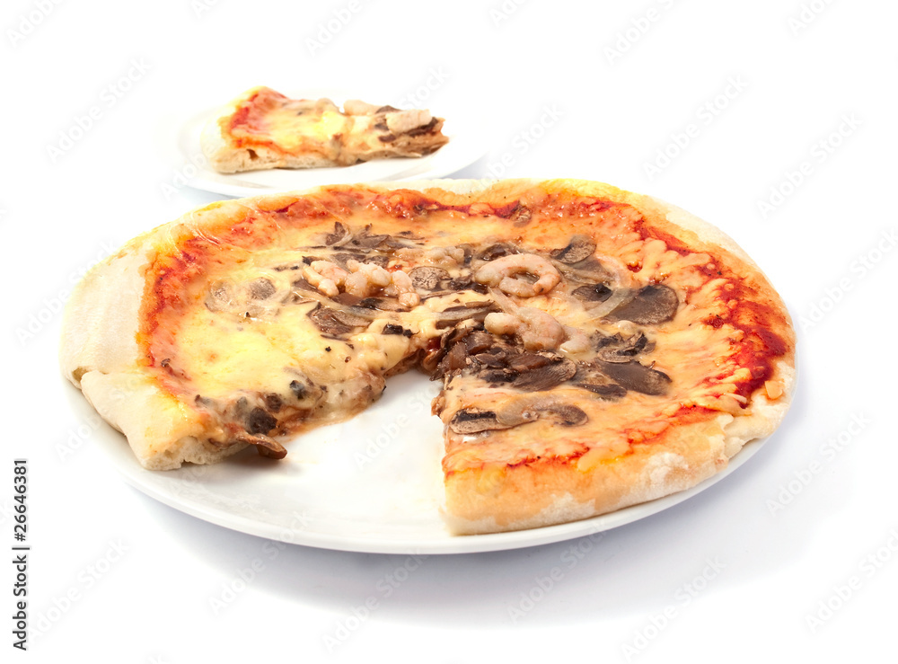 pizza with mushrooms pizza with mushrooms
