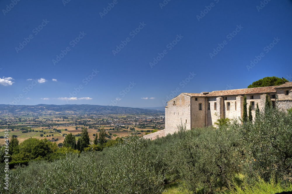 View of Assisi. Umbria. View of Assisi. Umbria.