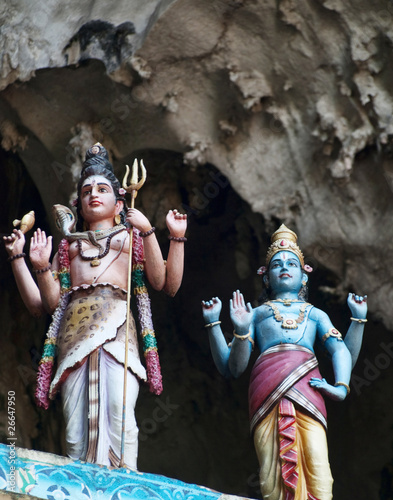 Canvas Print Batu caves statues