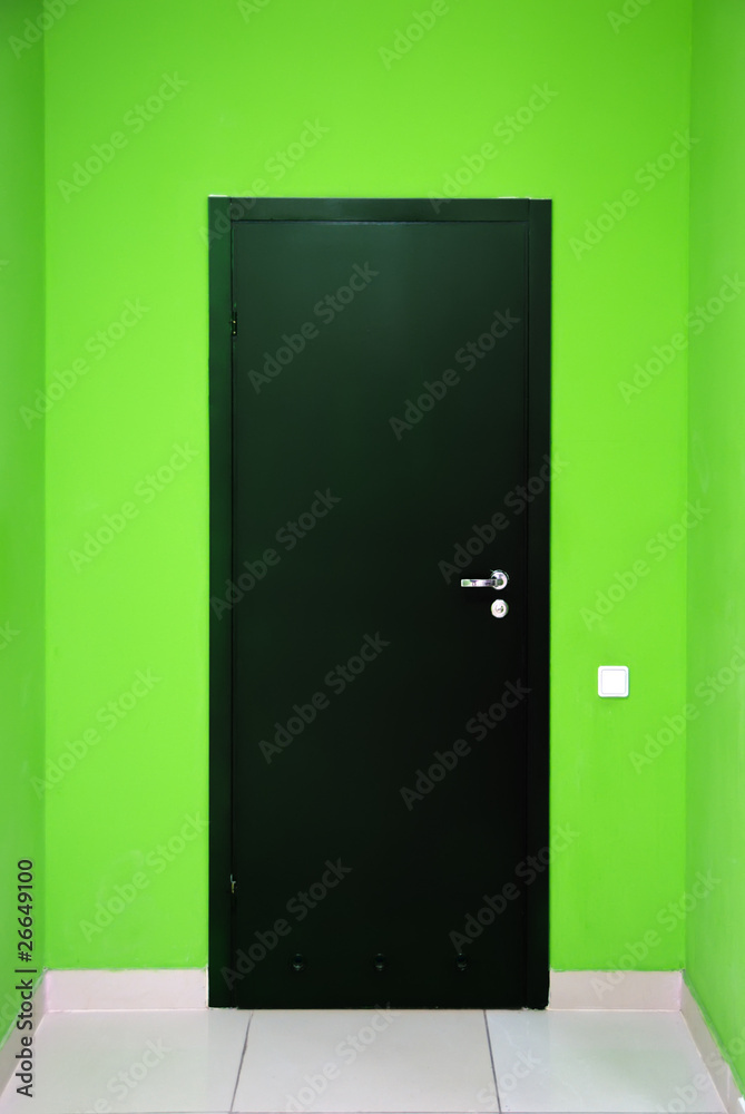 One black door One black door