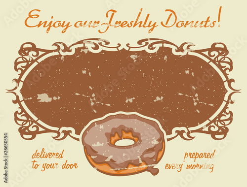 Pastry signboard