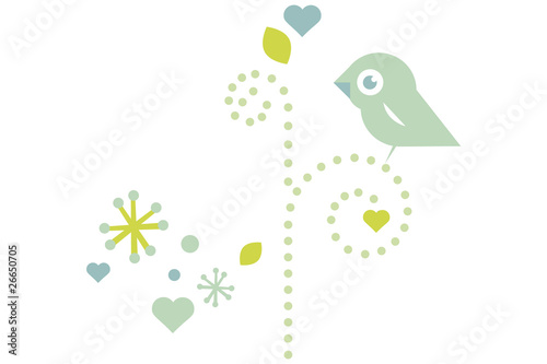 oiseau volutes